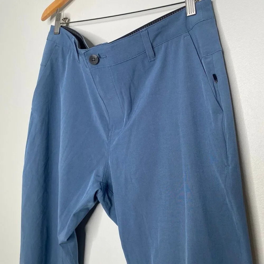 Vuori Men’s Aim Pants Size 34 (25” Short Inseam) - Blue - Picture 3 of 6